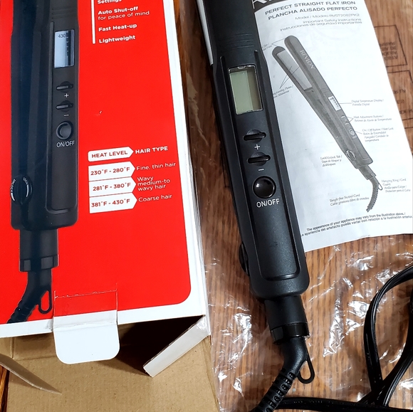 Revlon Rvst2082 Tourmaline Ceramic Digital Straightener, 1 Inch, Black - Picture 2 of 5